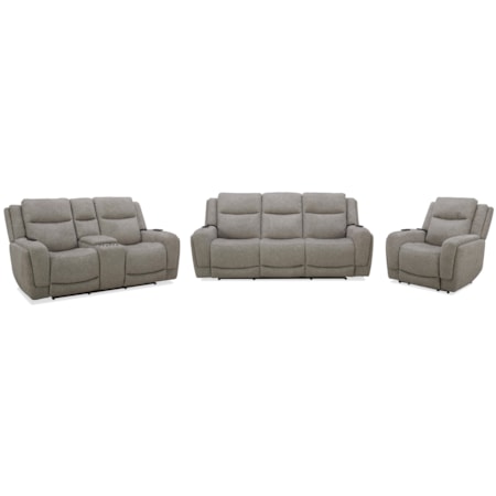 3-Piece Power Reclining Living Room Set
