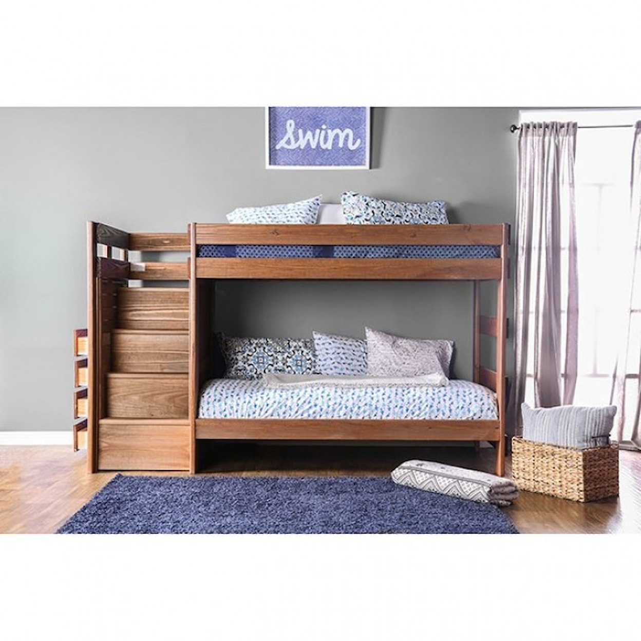 Furniture of America - FOA Ampelios Twin Bunk Bed
