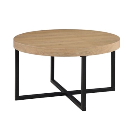 YUCATAN NATURAL COFFEE TABLE WITH | 4 STOOLS