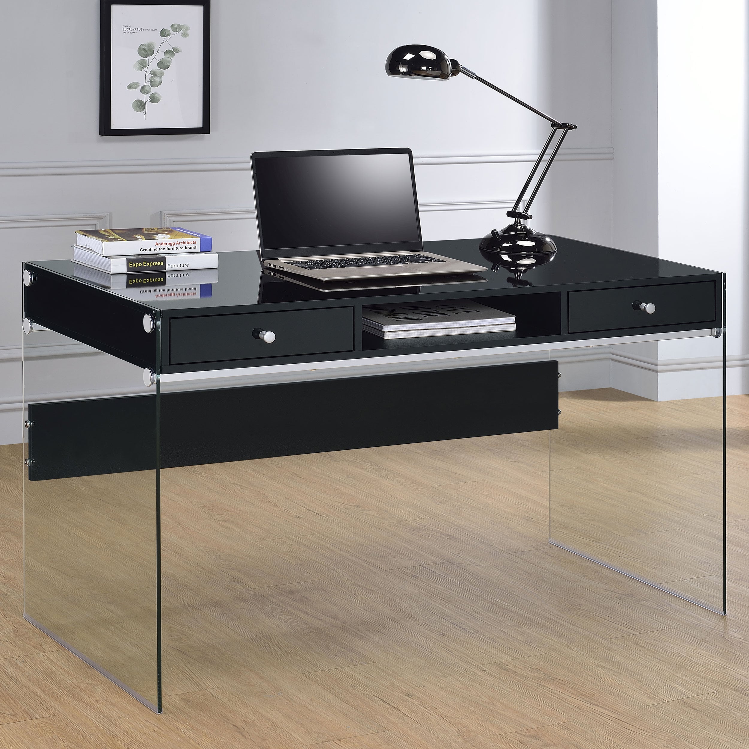 Dobrev 2-Drawer Writing Desk