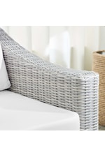 Modway Conway Sunbrella® Outdoor Patio Wicker Rattan 5-Piece Sectional Sofa Set