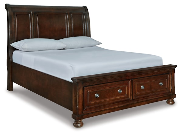 4pc Queen Sleigh Storage Bedroom