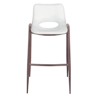 Desi Bar Chair (Set of 2) White 