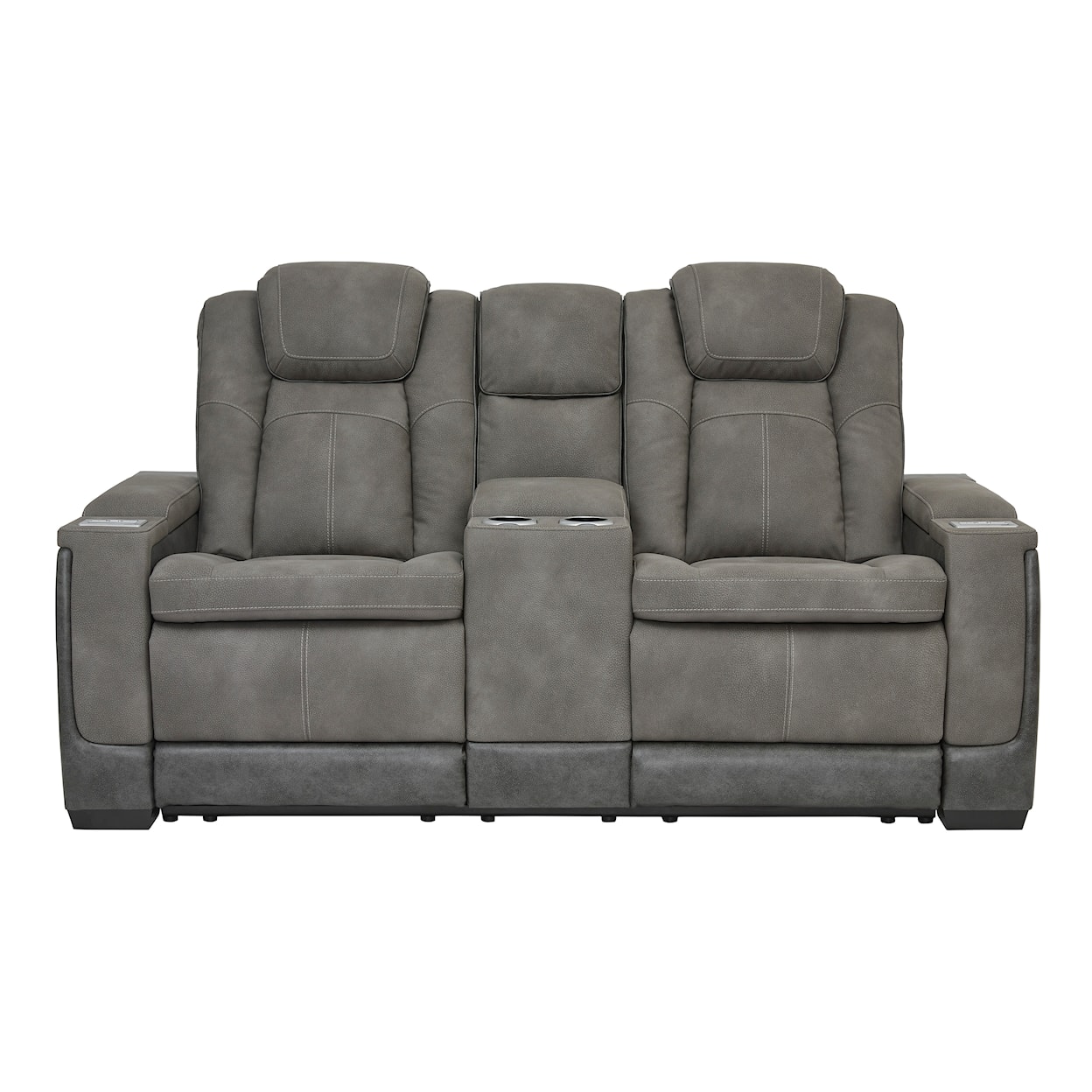 Ashley Next-Gen DuraPella Power Reclining Loveseat w/ Console