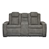 StyleLine Nectar Power Reclining Loveseat w/ Console