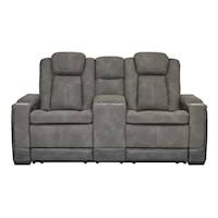 Power Reclining Loveseat w/ Console