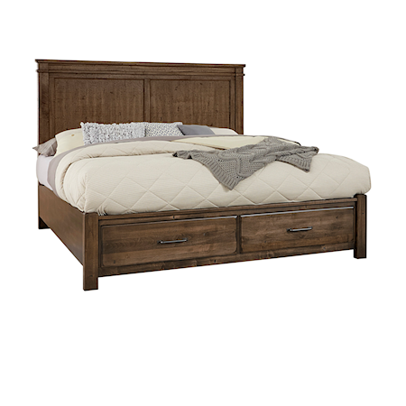 Queen Mansion Storage Bed