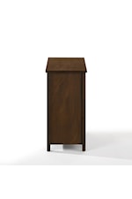 New Classic Samson Contemporary One Drawer End Table with Faux Marble Top