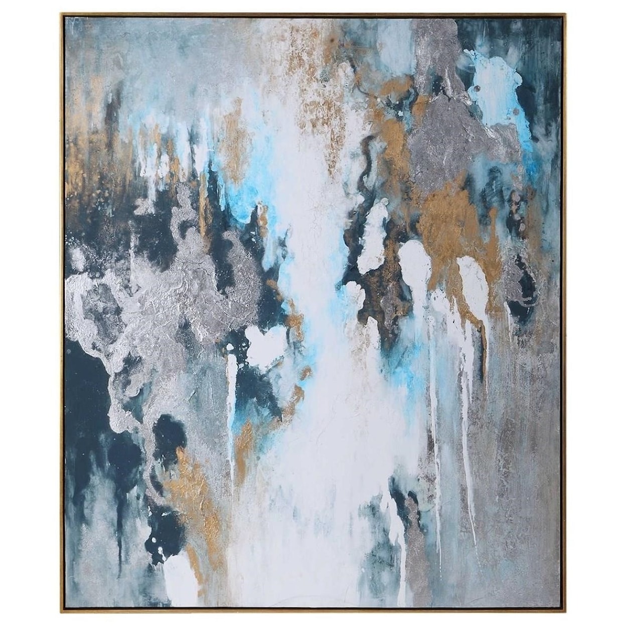 Uttermost Art Stormy Seas Hand Painted Canvas