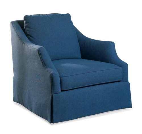 Traditional Chair with Scoop Arms