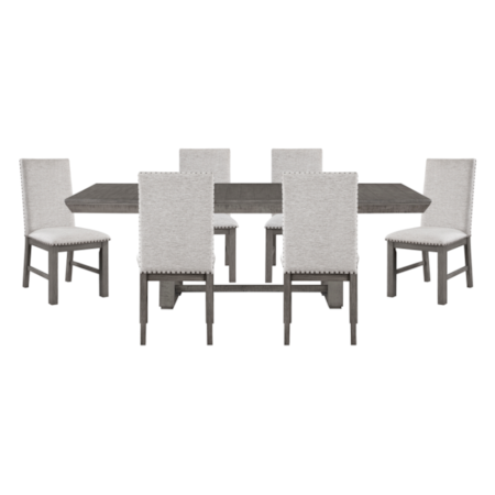 Upholstered 7-Piece Dining Set
