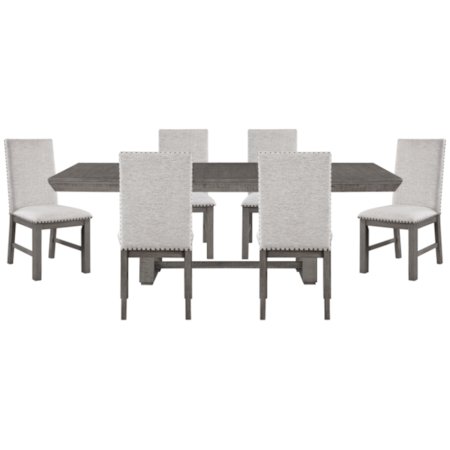 Upholstered 7-Piece Dining Set