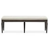 Magnussen Home Calistoga Dining Upholstered Storage Bench 