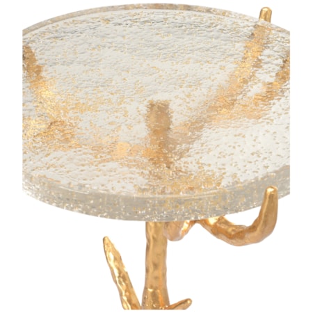Gold Twig Side Table