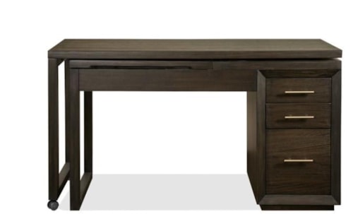 Contemporary Swivel Lift-top L-desk