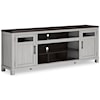 Ashley Signature Design Darborn XL TV Stand w/Fireplace Option