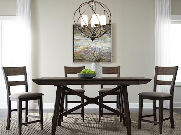 5-Piece Counter-Height Gathering Table Set