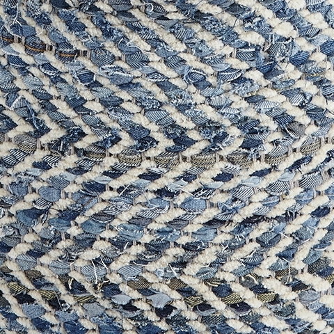 Ashley Signature Design Chevron Pouf