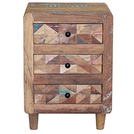 3-Drawer Nightstand