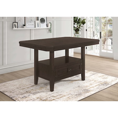 78-inch Extension Counter Dining Table