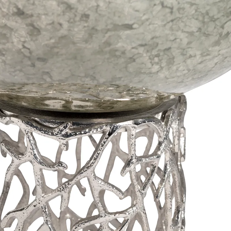 Silver Coral Table Lamp
