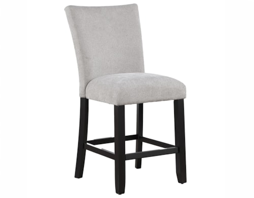 Contemporary Upholstered Armless Counter Chair