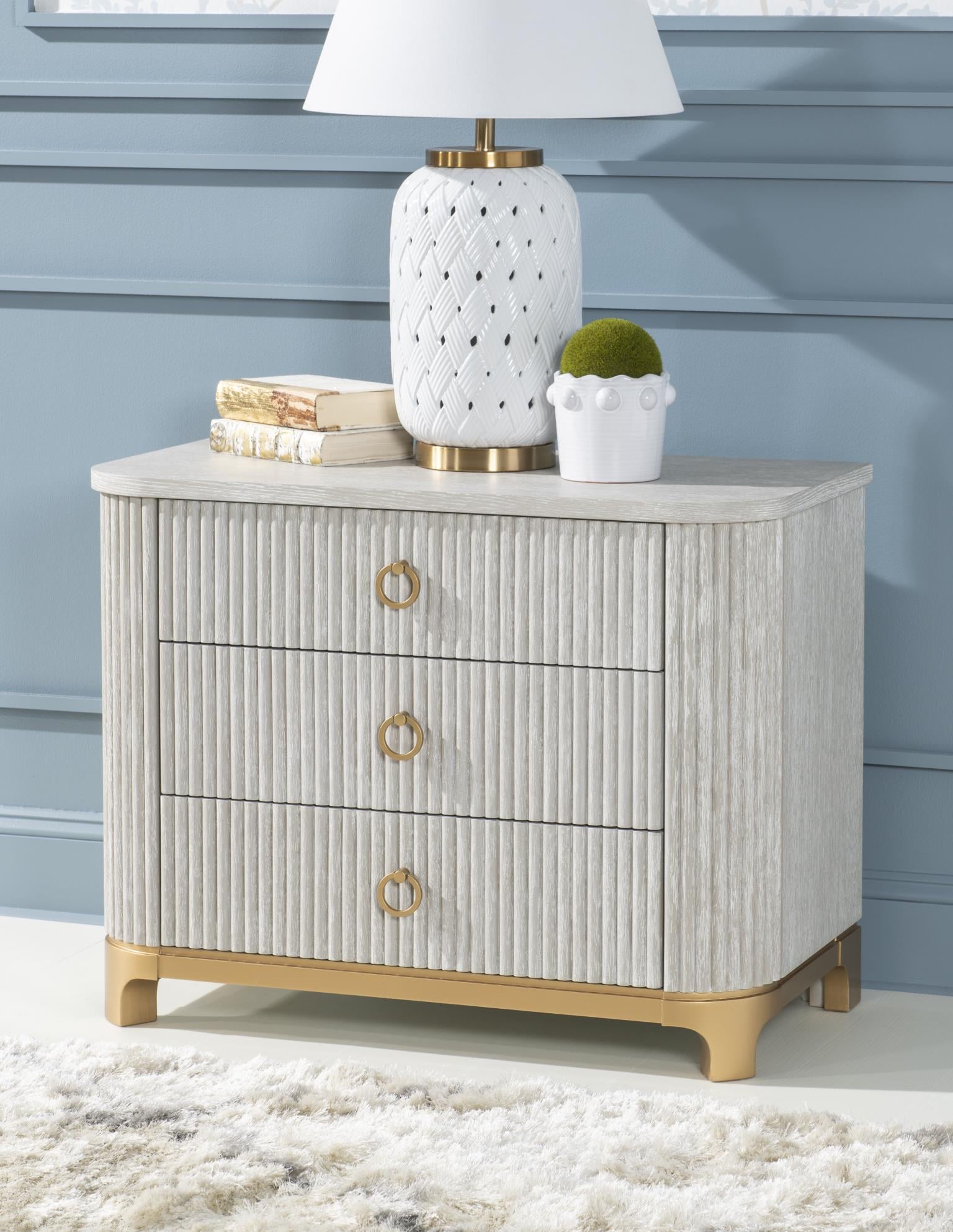 3-Drawer Chest Nightstand