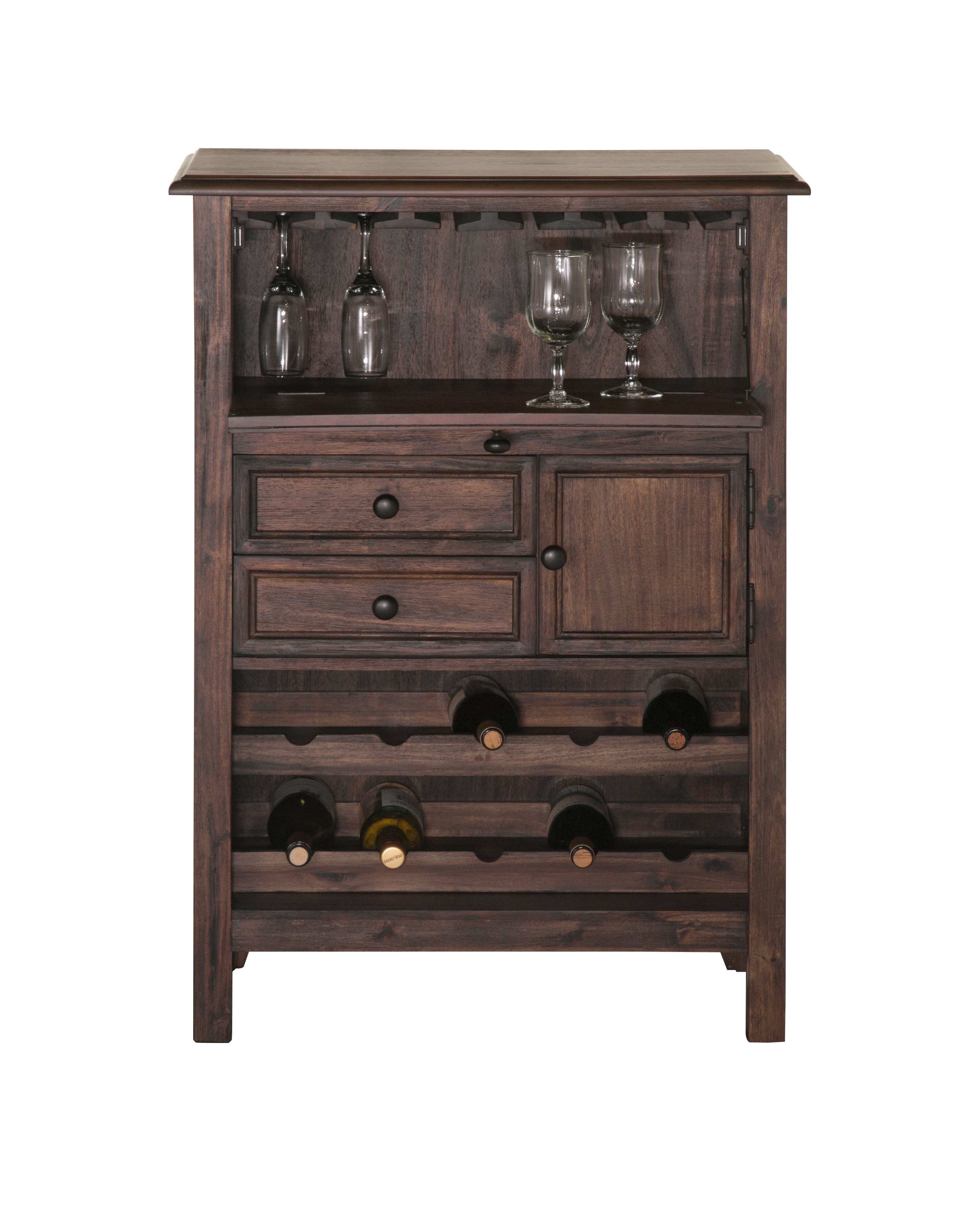 2-Drawer Wine Cabinet