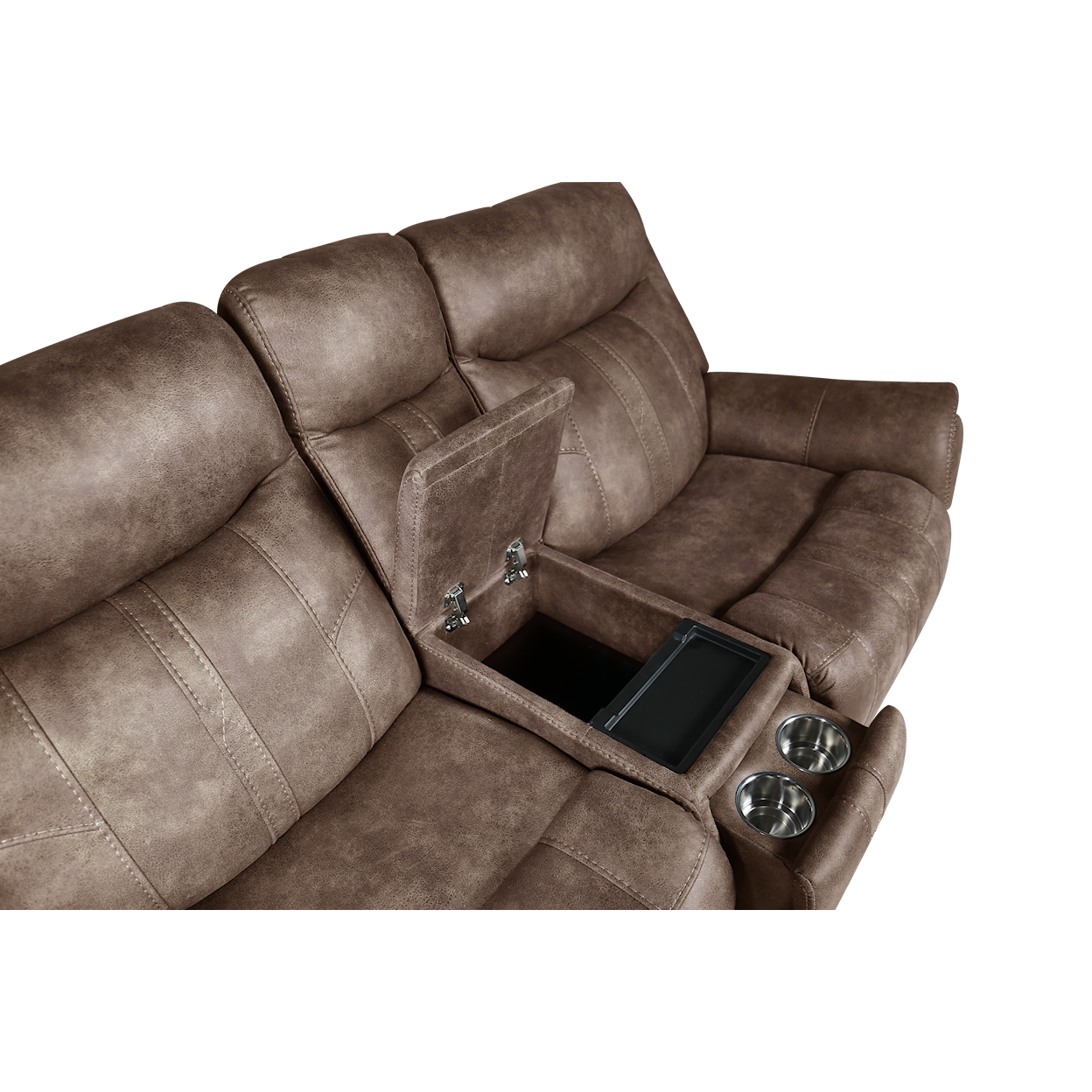 Steve Silver Morrison Power Reclining Console Loveseat