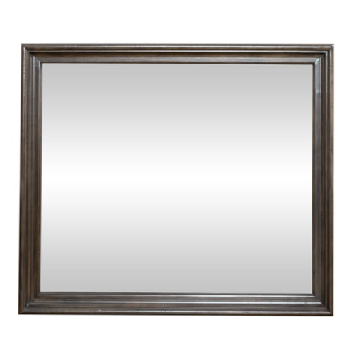 Relaxed Vintage Beveled Glass Dresser Mirror