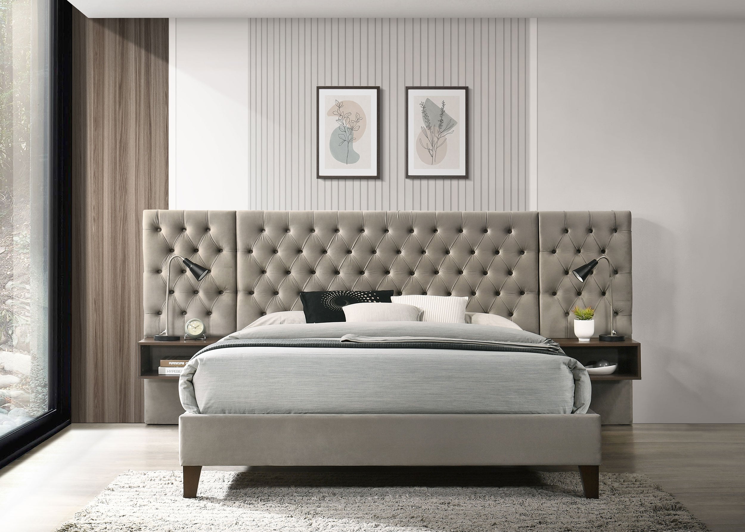 Coaster Marley Queen Wall Panel Bed