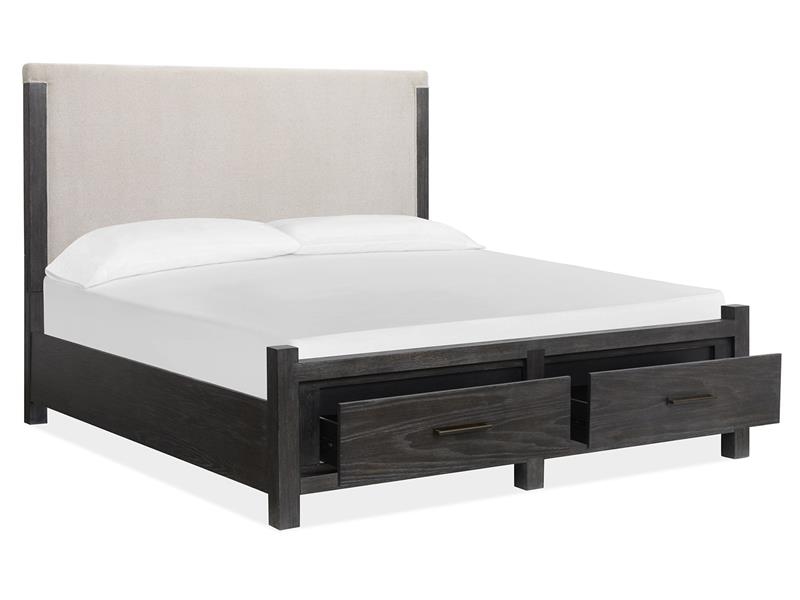 Magnussen Home Plum Creek King Upholstered Panel Bed