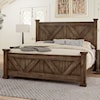 Artisan & Post Cool Rustic Queen Barndoor Panel Bed