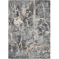 5'3" x 7'3" Grey Rectangle Rug