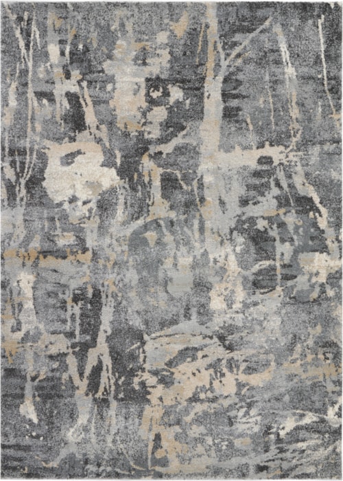5'3" x 7'3" Grey Rectangle Rug