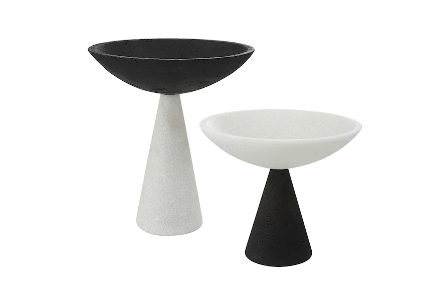Antithesis Antithesis Marble Bowls, S/2 by Uttermost at Janeen's Furniture Gallery