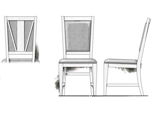 Transitional Upholstered Side Chair