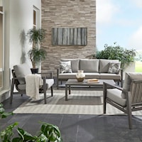 4-Piece Contemporary Outdoor Seating Set