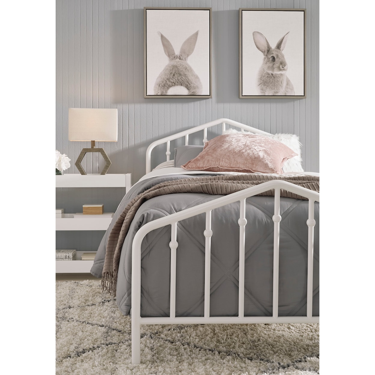 Signature Design Trentlore Twin Metal Bed