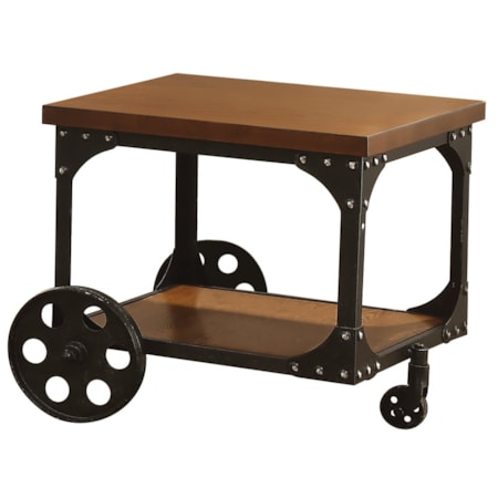 Shepherd End Table w/ Casters