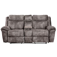 MEMPHIS GREY RECLINING LOVESEAT |