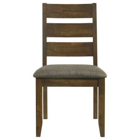 Wood Dining Side Chair Knotty