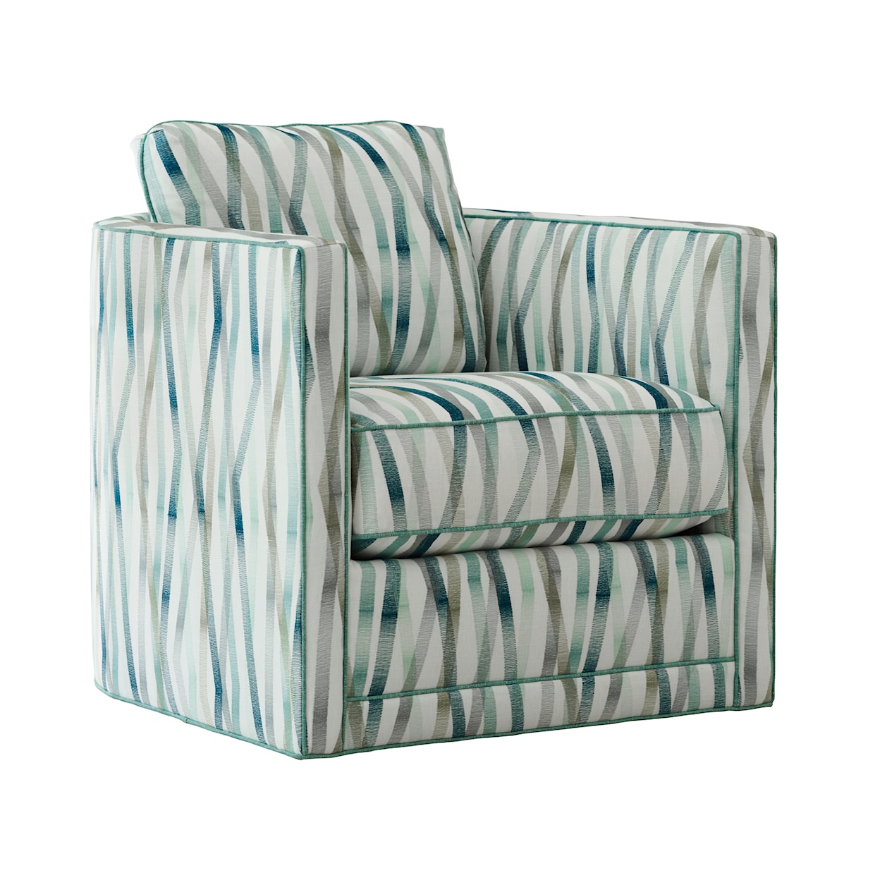 Tommy Bahama Home Twin Palms Dorado Beach Swivel Chair