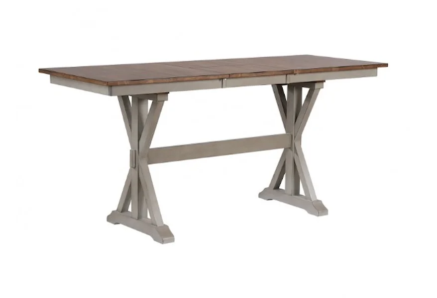 Barnwell Counter-Height Dining Table with Leaf by Winners Only at Reeds Furniture