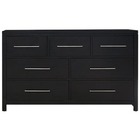 Contemporary Dresser with Lighting