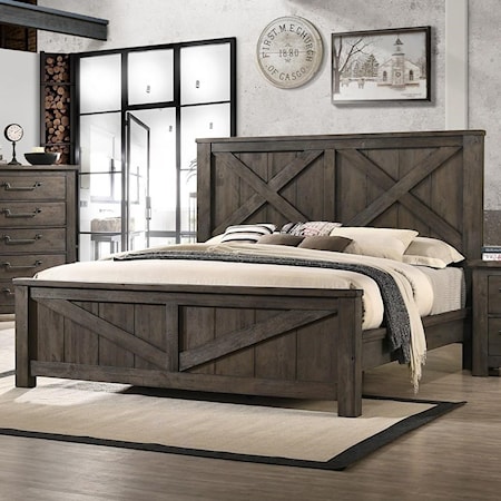 Queen Panel Bed