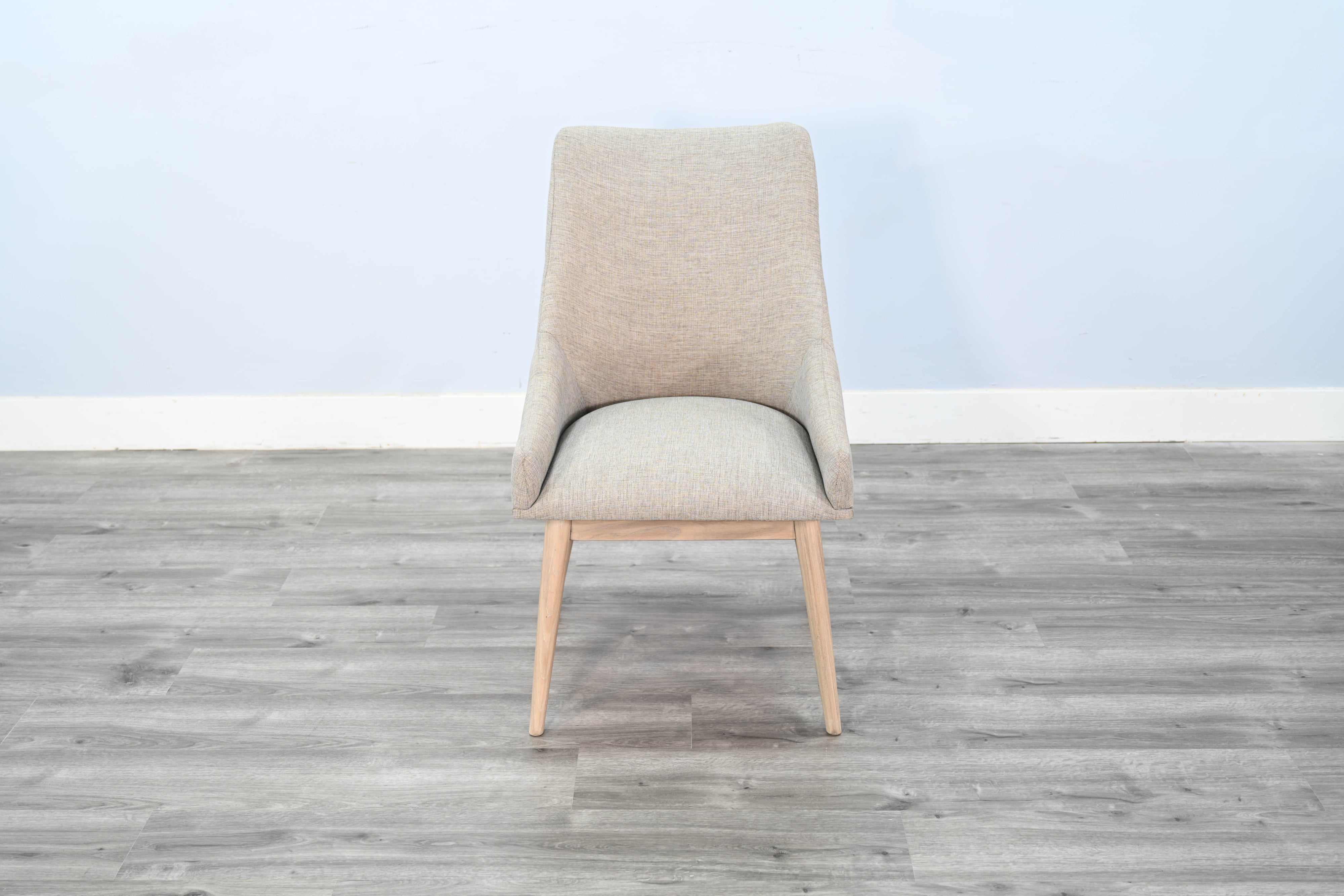 Olivia Highback Cushioned Grey Dining Chair