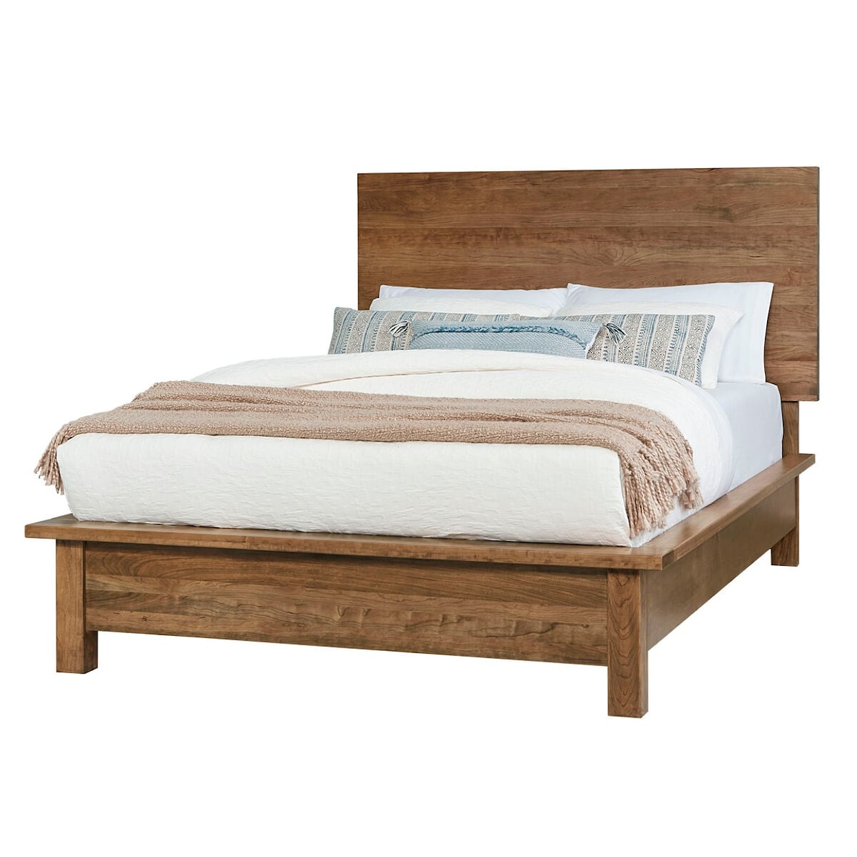 Vaughan Bassett Crafted Cherry - Medium Queen Terrace Bed