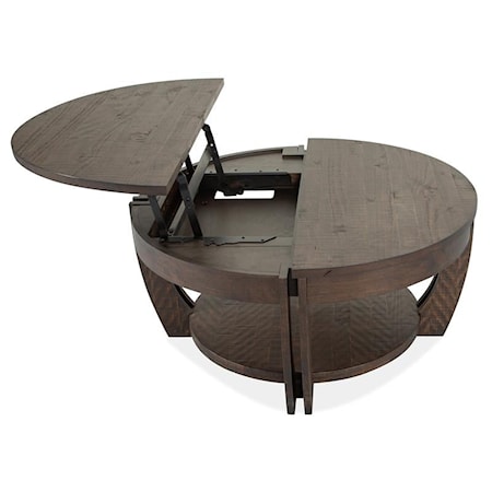 Lift Top Storage Cocktail Table