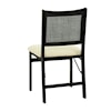 Powell Bauer Upholstered Cane Folding Chair